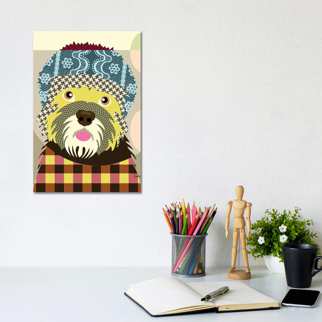 Dandie Dinmont Terrier by Lanre Studio - Wrapped Canvas Print