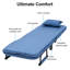 Folding 1 Seater Futon Chair