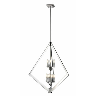 Lustre géométrique 9 lumières unique Corvena