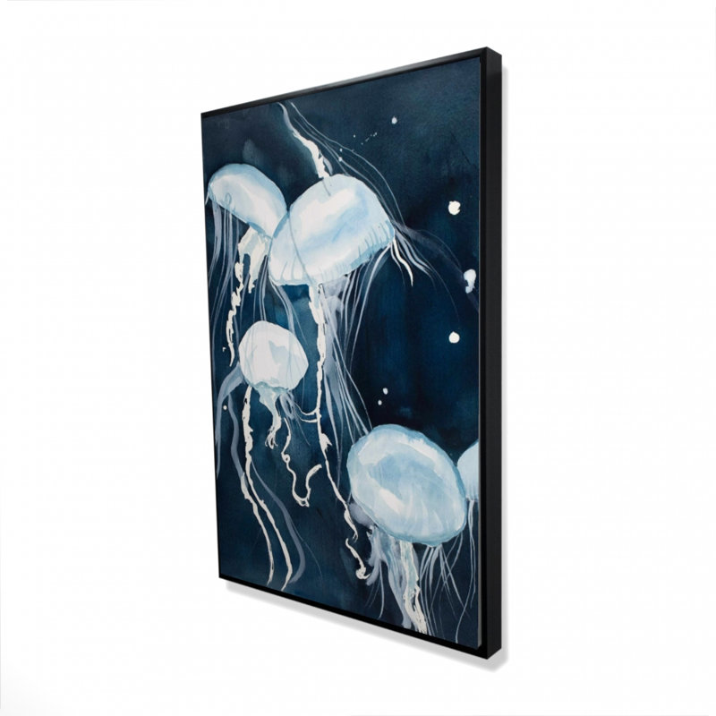 Méduse, reproduction sur toile, H 36 po x l 24 po