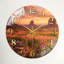 «Desert Sunset», horloge murale décorative moderne en verre 15,7 po-1685359103