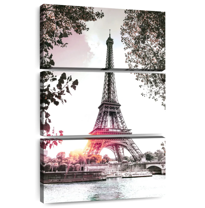 Nicci Eiffel Tower Sun Pop, 45" H x 28" W