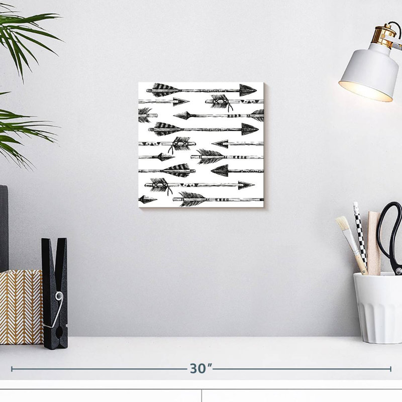 Sireci Tribal Arrows Pattern, 10" H x 10" W