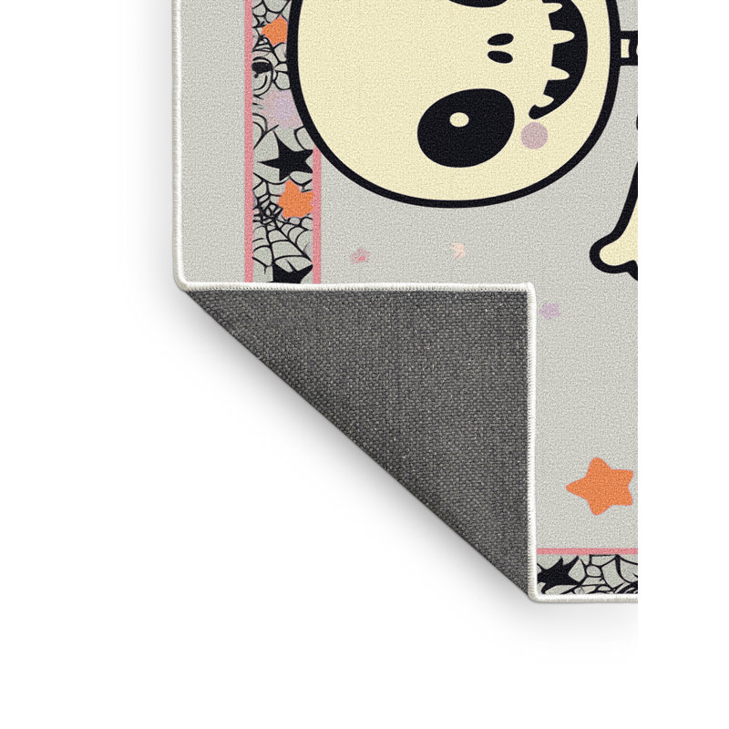 Tapis de vacances d'Halloween The Holiday Aisle®, Rectangulaire 2 pi x 3 pi