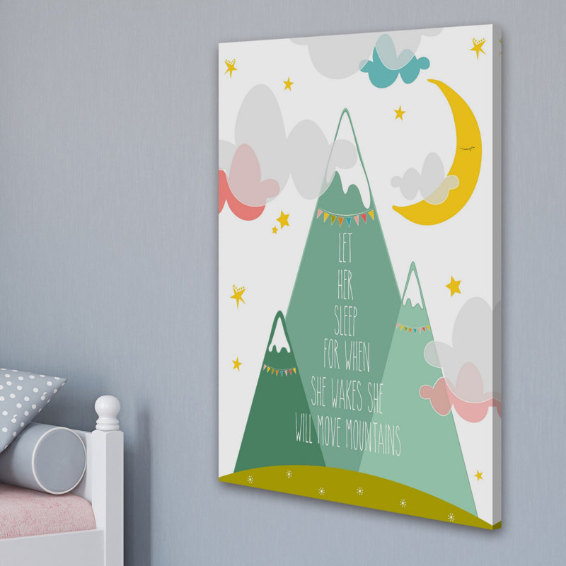 «Let Her Sleep» par Karen Zukowski, reproduction sur toile tendue, H 30 po x l 20 po x P 1,5 po