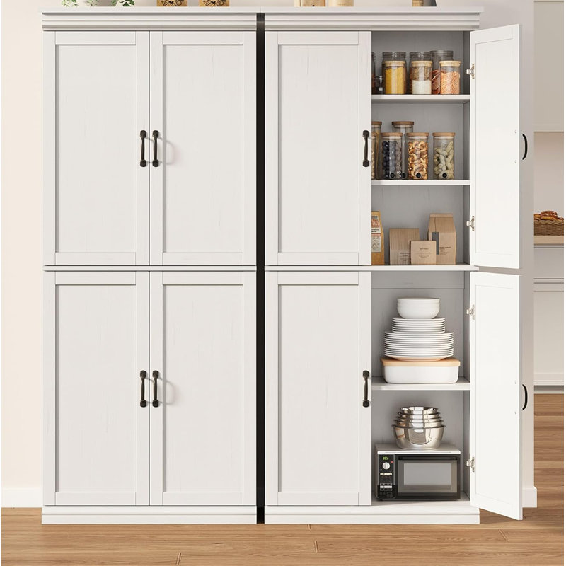 177.8cm Kitchen Pantry, White
