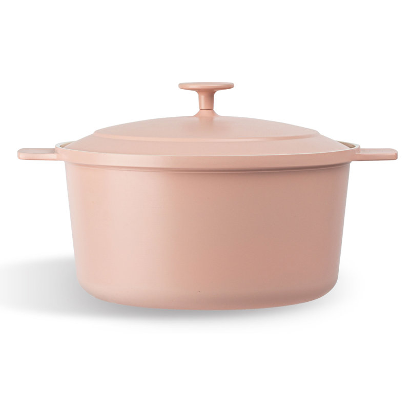 Cocotte en céramique antiadhésive 5 pintes Gotham Steel, Rose
