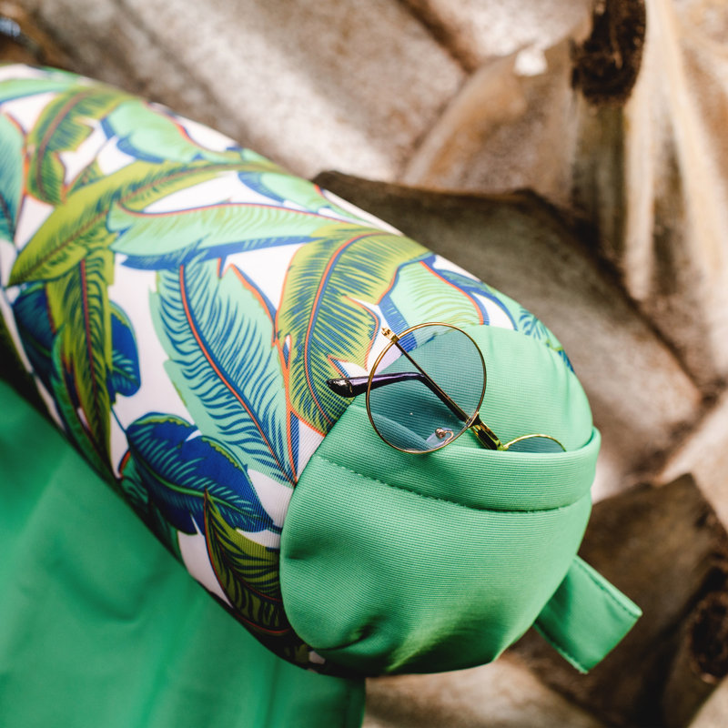 Big Joe Noodle Sling Pool Float, Green Tropical Palm, Noodle Sling