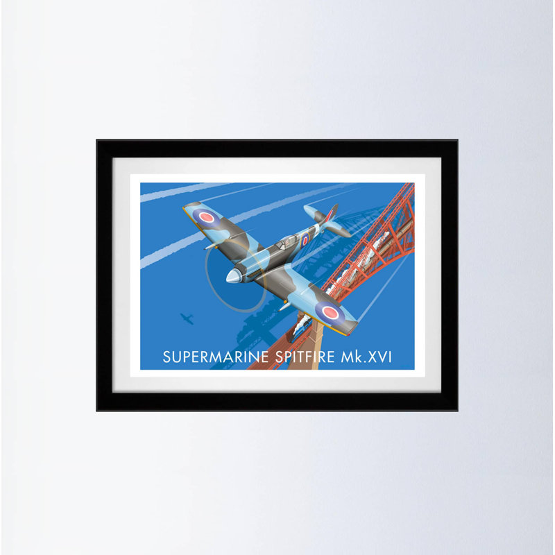 Stephen Millership - Print, Black, 44cm H x 54cm W x 2.2cm D