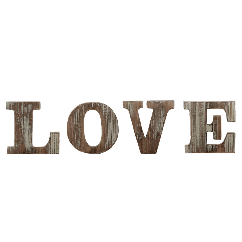 Text & Numbers Letter Block
