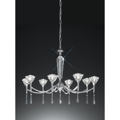 8 - Light Shaded Chandelier