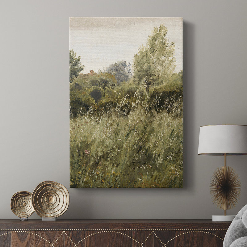 Paysage rétro CCXIX - galerie Cavas, H 18 po x l 12 po