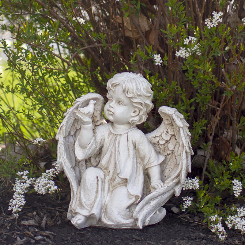 Statue de jardin d'extérieur 10 po ivoire