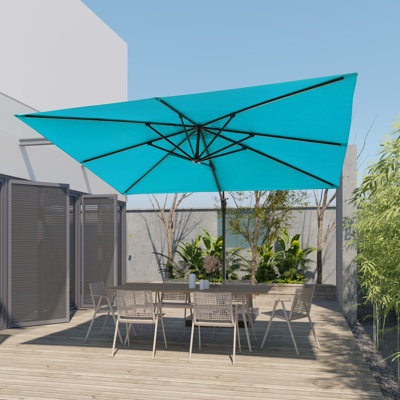 Parasol rectangulaire en porte-à-faux 11,5 pi x 9 pi