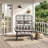 2-Piece Outdoor Wicker Patio Set With Detachable Cushions-125060910-125060911
