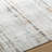 Rectangle Acanthe Machine Woven Polyester/Polypropylene Area Rug in Brown/Gray-2073355573