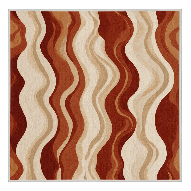 Mirage Bloom Rug, Square 5'