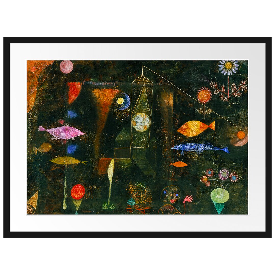 Gerahmter Kunstdruck Fish Magic von Paul Klee