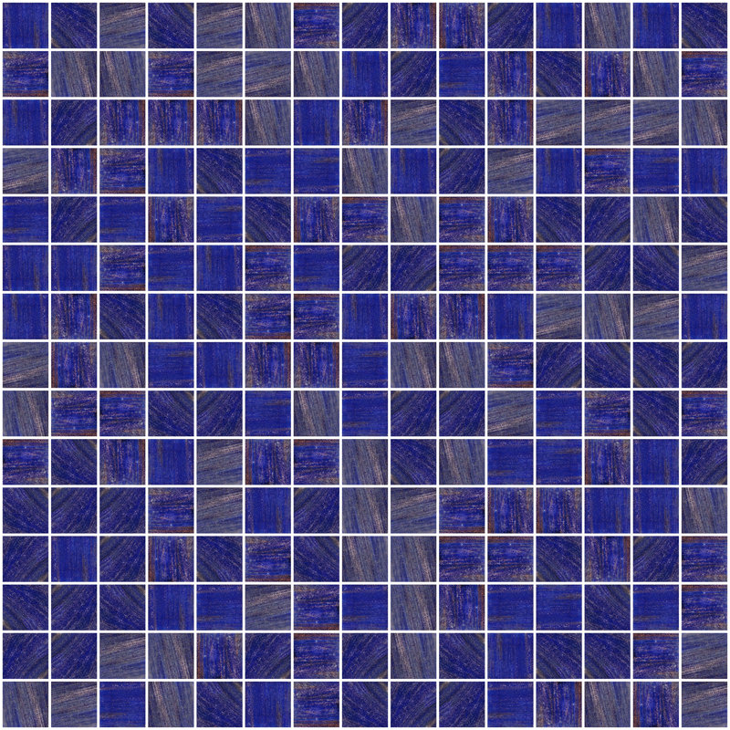 0.75" x 0.75" Glass Grid Mosaic Tile