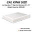 Sommier tapissier de 7 pouces pour lit King californien, base de lit haute avec housse, support robuste jusqu'à 1724 kg, sommier métallique, montage facile, silencieux-1574097359