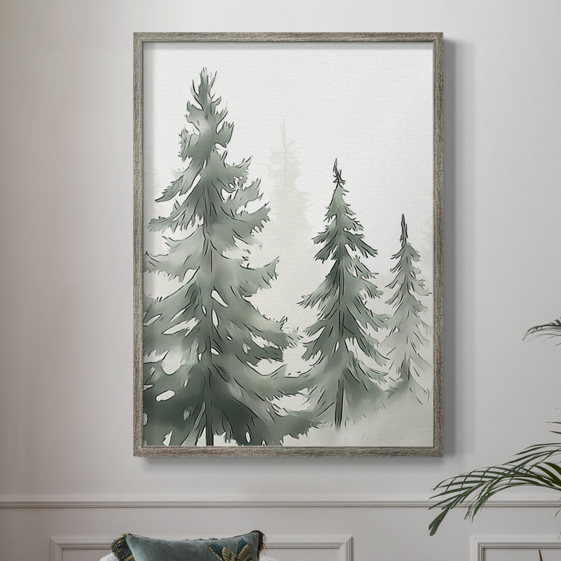 «Christmas Holiday Art XCII», reproduction encadrée - bois massif, H 11 po x l 9 po