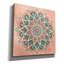Art mural en toile Bungalow Rose «Spiral Mandala» par Yvette St. Amant, 18 po x 18 po-1047779182