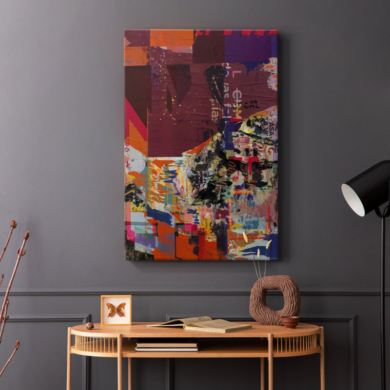 Wheatpaste Shrine II -Gallery Wrapped Cavas, 60" H x 40" W