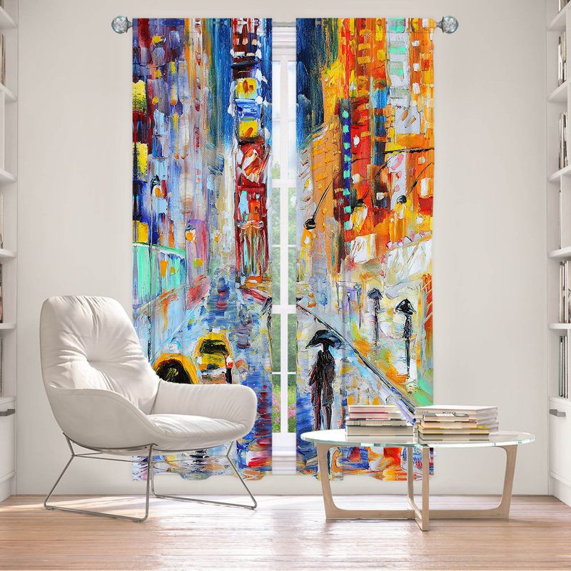 Ensemble de rideaux en polyester 2 pièces, L 20 po x L 61 po