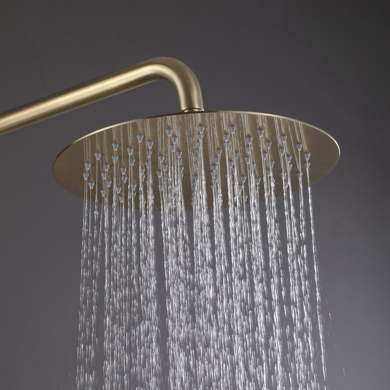 Complete Shower System with Rough-in Valve Rain Shower Heads