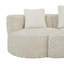 Canapé d'angle modulaire rembourré de 137,8 pouces de large-1511141741