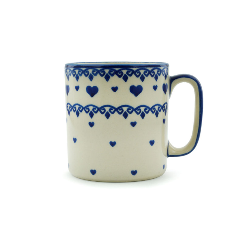 Tasse à café polonaise, Valentin bleu, 1