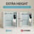 Frameless Single Sliding Shower Door