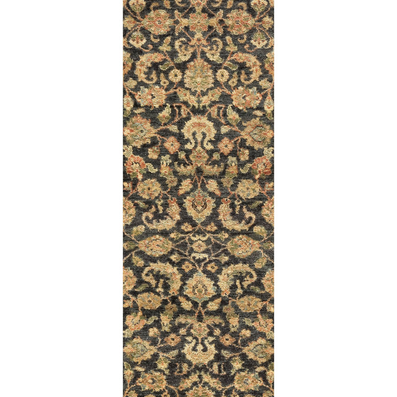 Handmade Wool Oriental Area Rug, Runner 2'6" x 22'