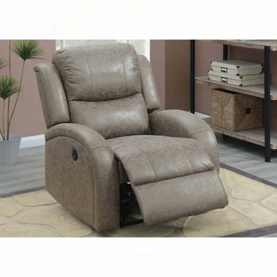Fauteuil inclinable électrique en cuir Like