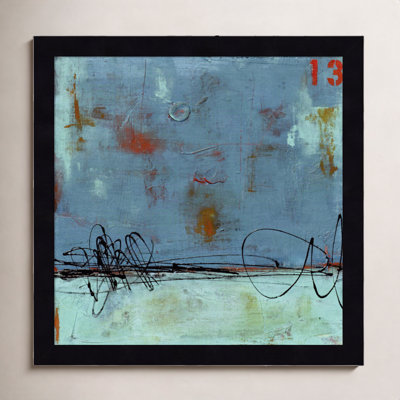 Blue Bay Marina I Print by Erin Ashley