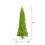 Flocked Lime Fir Artificial Fir Christmas Tree-1232103201