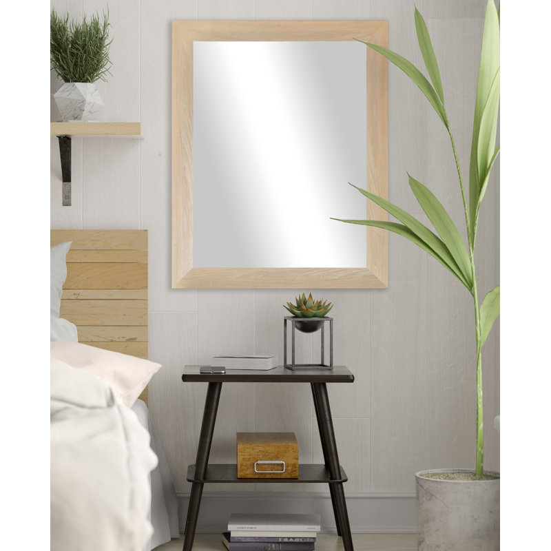 Golliner Flat Wall Mirror, 38" H x 32" W
