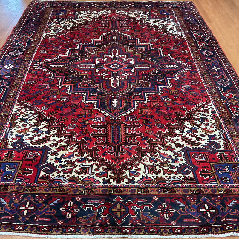 HERAT ORIENTAL Handmade Heriz Wool Rug