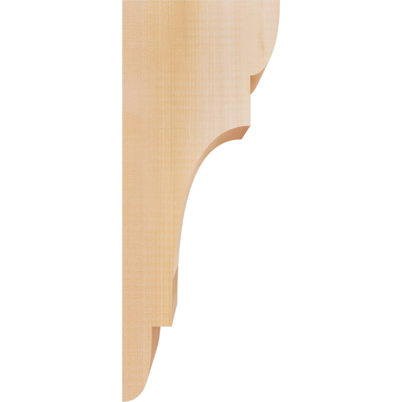 New Brighton Corbel, H 14 po x l 3,5 po x P 6 po, Cèdre rouge, Lisse