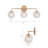 Kamia 3 - Light Dimmable Bath Sconce