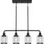Leyden 4-Light Steel Linear Pendant