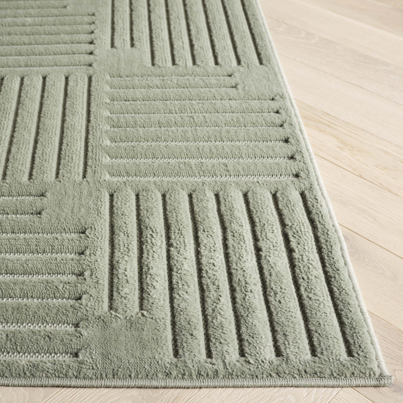 Tapis de couleur unie Mirissa Performance, Carré 5 pi 3 po