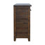 Gurbaaz Rustic 32" Electric Fireplace Console TV Stand - Brown