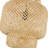 Natural Bamboo Lantern Pendant Hanging Light Rustic Wicker Rattan Chandelier For Farmhouse Restaurant Living Room Dining Room Kitchen Island