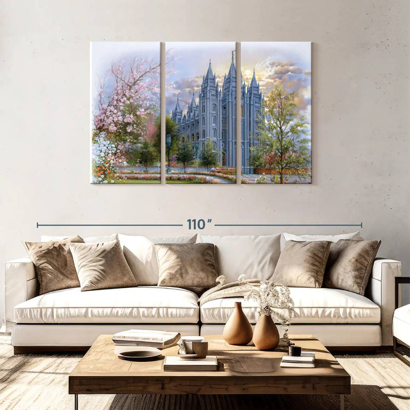 Rorry Temple Garden, 48" H x 74" W