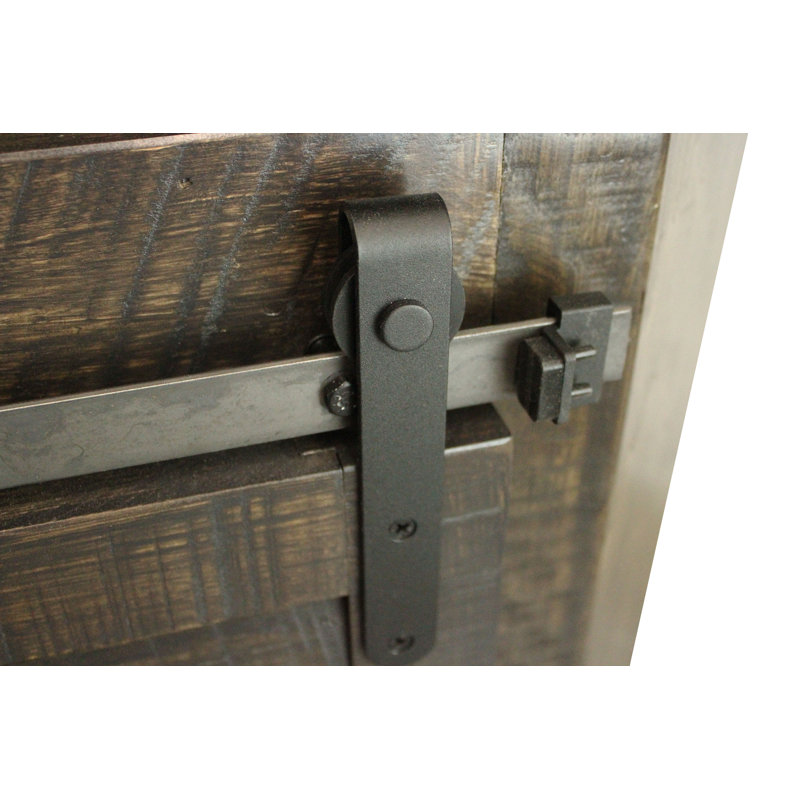 Mahoney Media Console, Rustic Driftwood