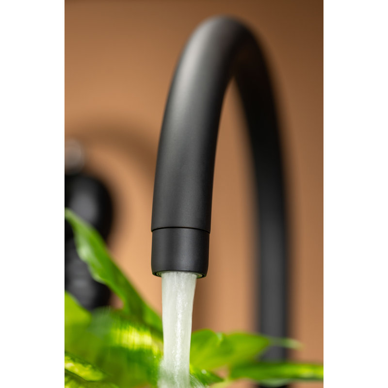 Abode Designs Puria Kitchen Faucet, Matt Black