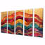 Abstrait marbré arc-en-ciel, couleurs de la vie I - Art - Pour le salon-906746652-906746653