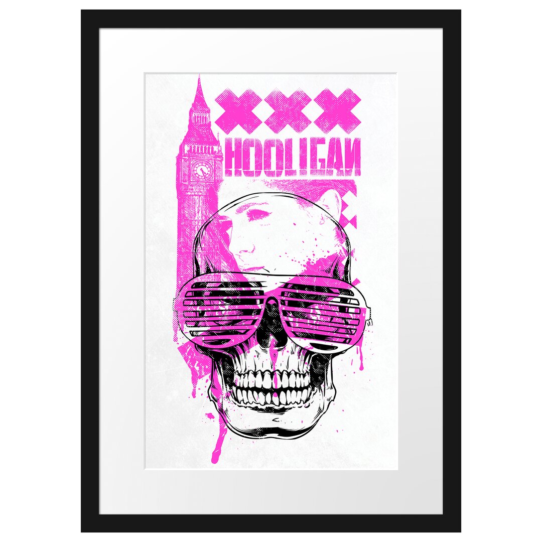 Gerahmtes Poster Uk Hooligan Light