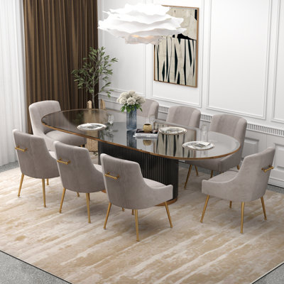 Elian Velvet Upholstered Dining Chair